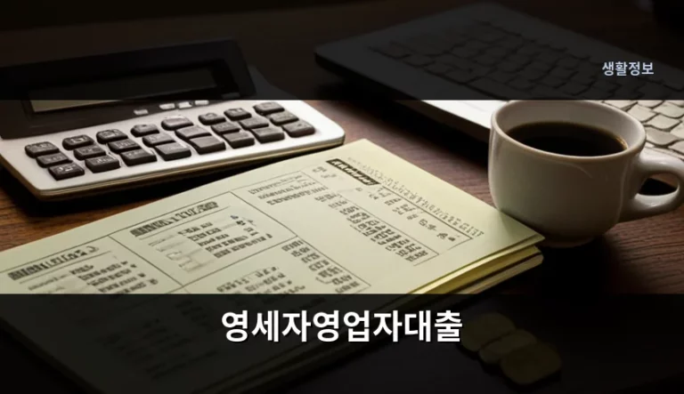 영세자영업자대출 신청 조건과 금리 비교 가이드