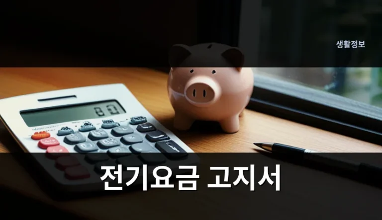 단순 사용량과 누진제의 차이, 전기요금 고지서 분석법