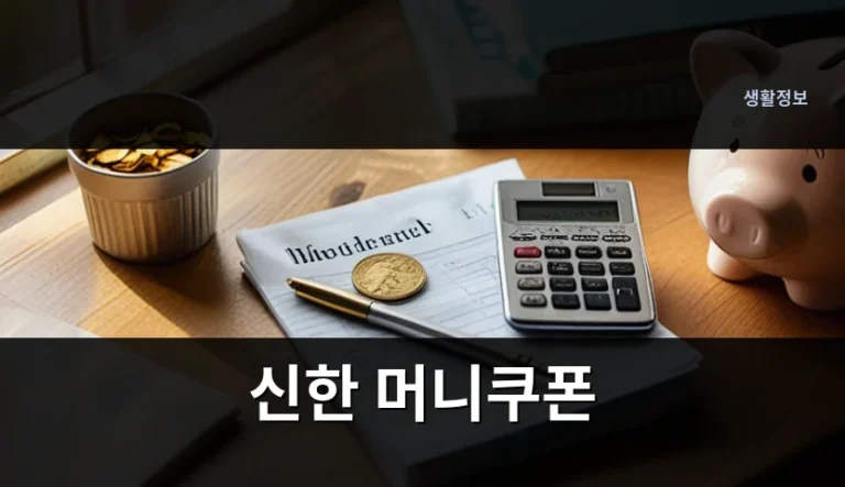 신한 머니쿠폰을 현금처럼 생각했다가 놓치는 혜택들
